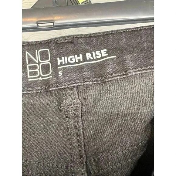 No Boundaries black denim high rise skirt Size 5 - Picture 3 of 4
